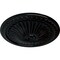 Ekena Millwork Alexa Ceiling Medallion (Fits Canopies up to 3"), Hand-Painted Black Pearl, 15"OD x 1 3/4"P CM14AXBPS - alternate 3